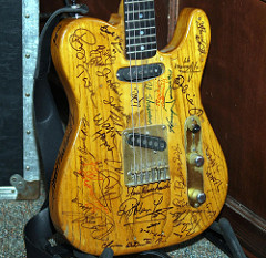 billy's autographed guitar