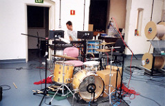 Drum set-up