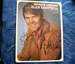 Sheet Music Autographed-1970s
