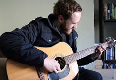 Erik Arnesen of Great Lake Swimmers On His Really First Guitar - MINE!