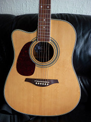 Vintage V500 dreadnought guitar