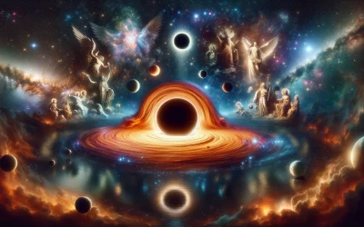 Black Holes as Gods: Cosmic Forces and Divine Mysteries at the Heart of the Galaxy