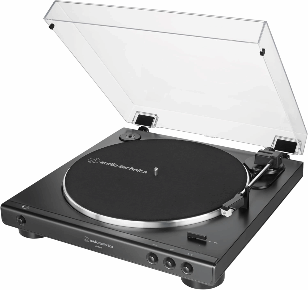 Audio-Technica AT-LP60X-BK Fully Automatic Belt-Drive Stereo Turntable Audio-Technica AT-LP60X-BK Fully Automatic Belt-Drive Stereo Turntable